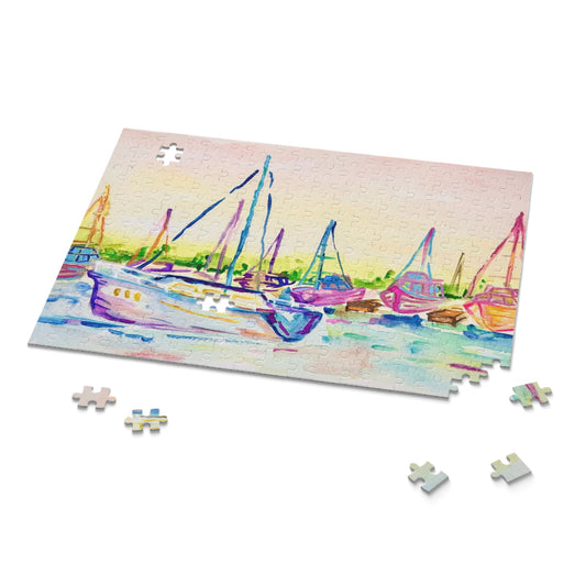 “Sailing By” Puzzle (120, 252, 500-Piece)