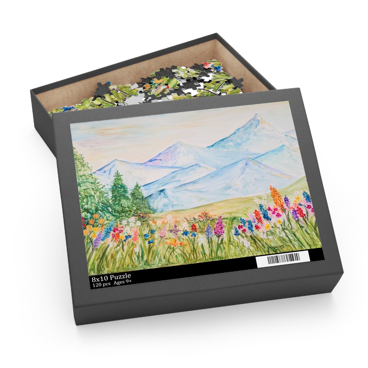 “Flower Valley” Puzzle (120, 252, 500-Piece)