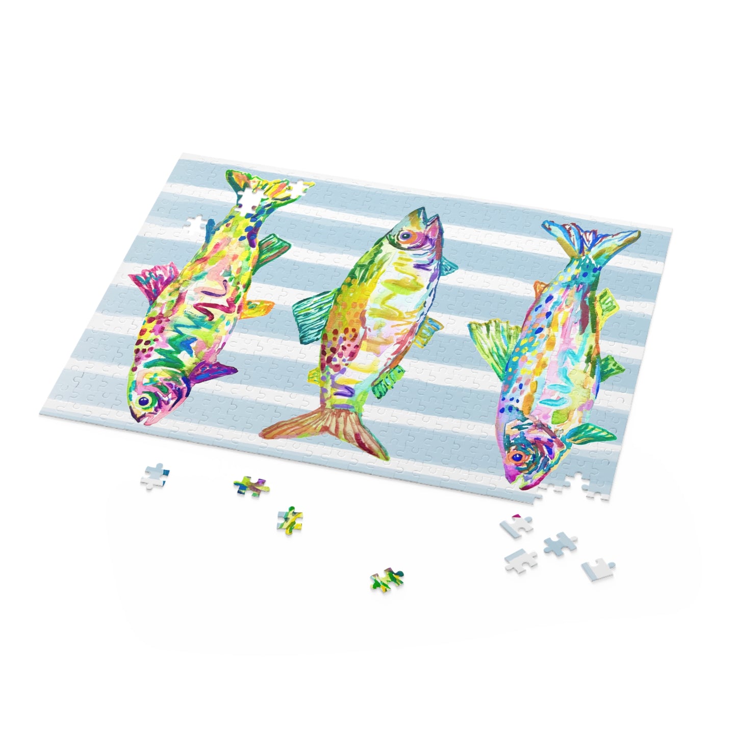 “Upstream” Puzzle (120, 252, 500-Piece)