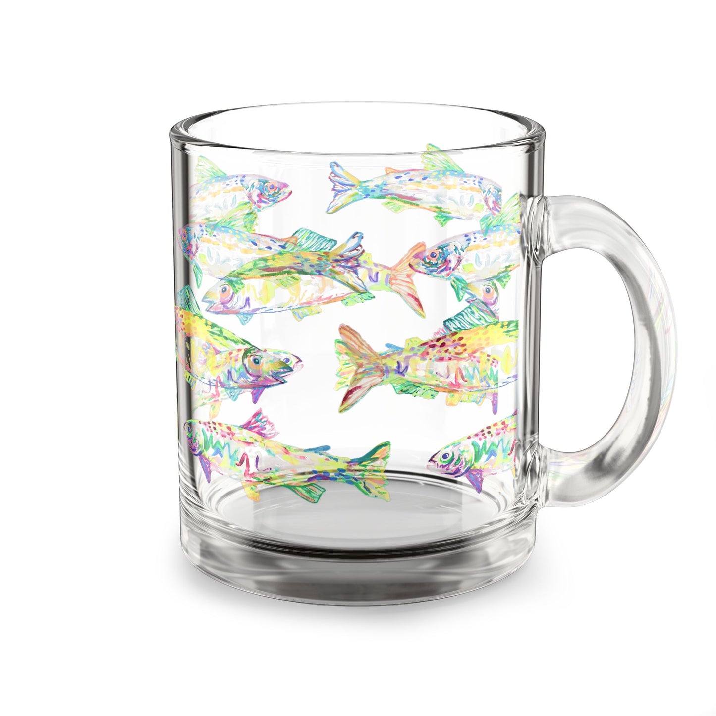 “Upstream” Glass Mug