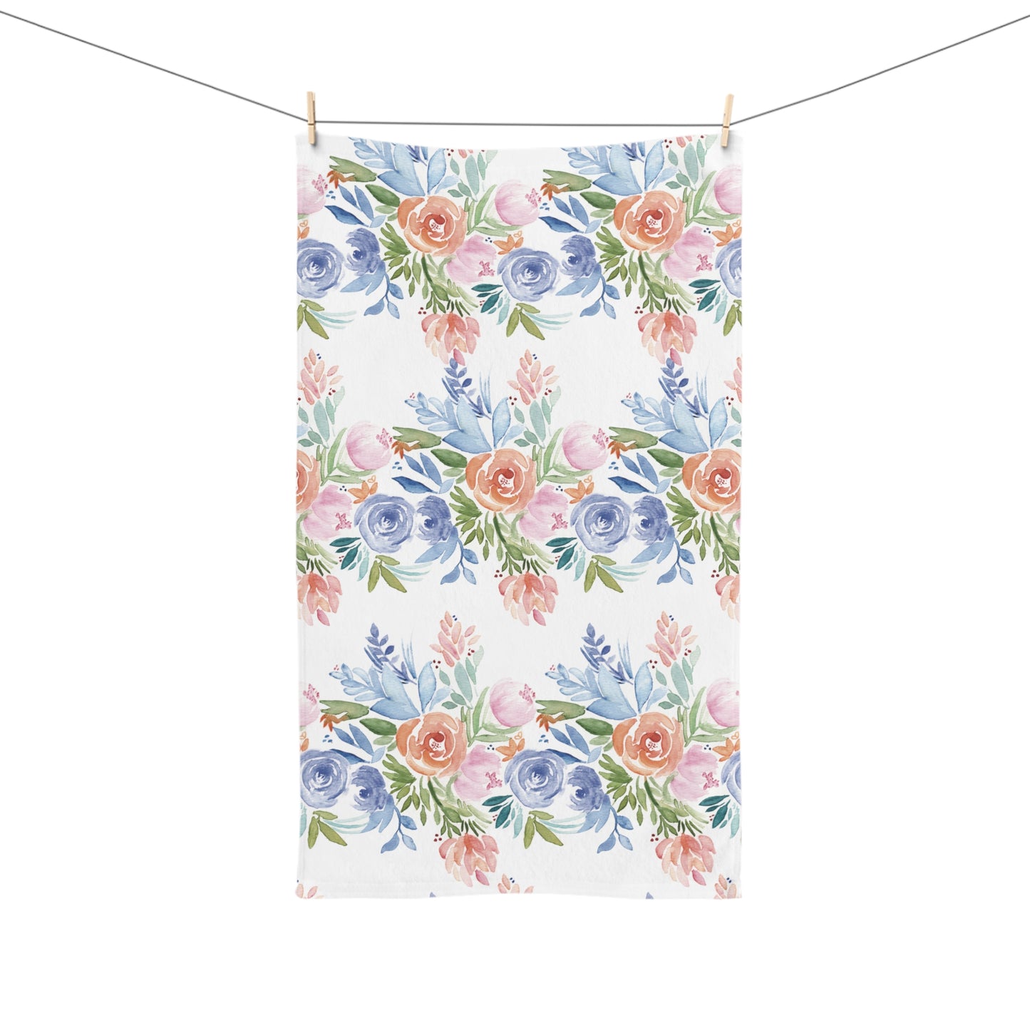 “Blooming Florals” Hand Towel