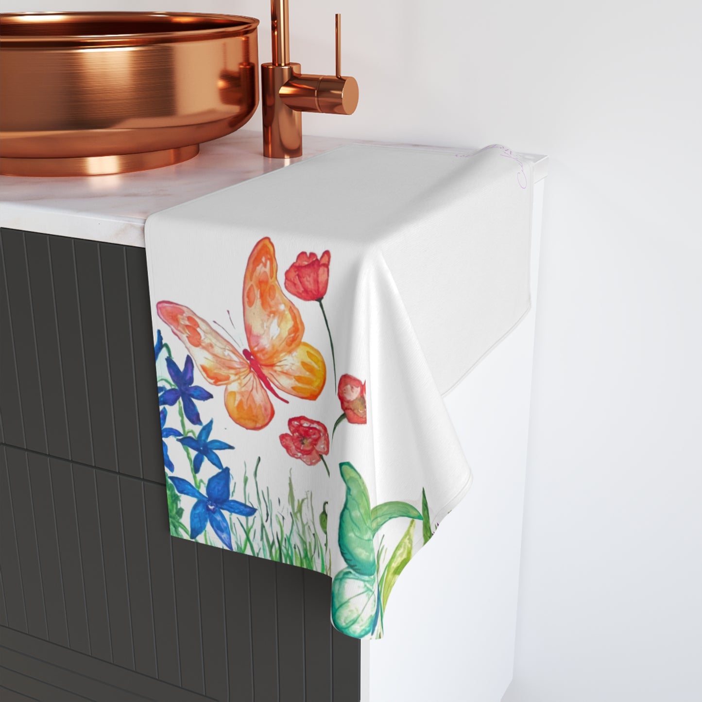 “Floating By” Hand Towel