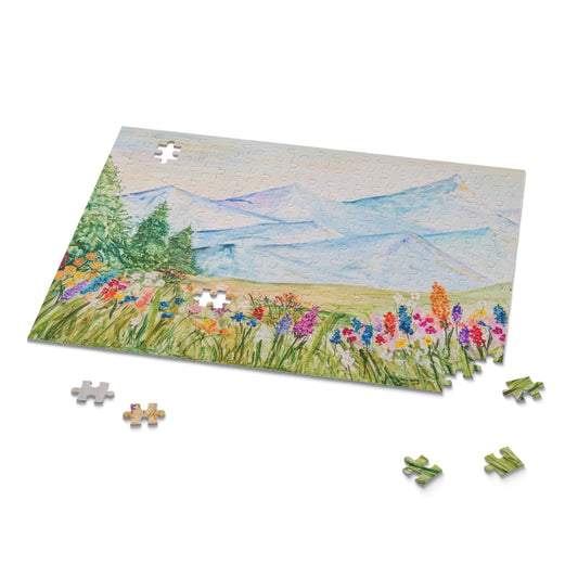 “Flower Valley” Puzzle (120, 252, 500-Piece)