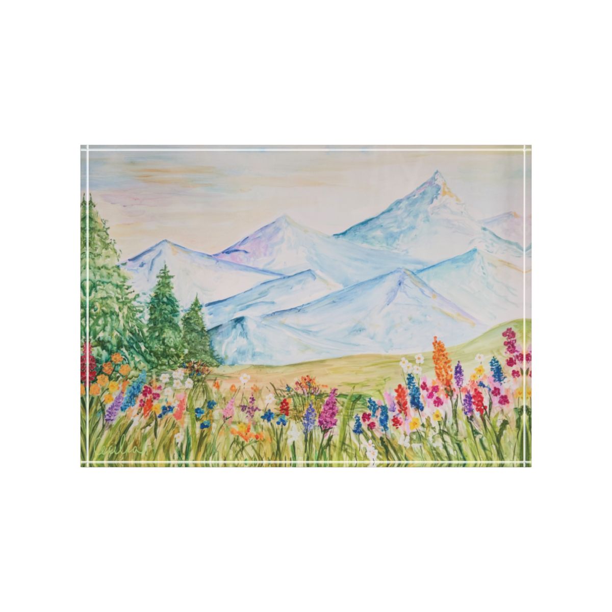 “Flower Valley” Block Print